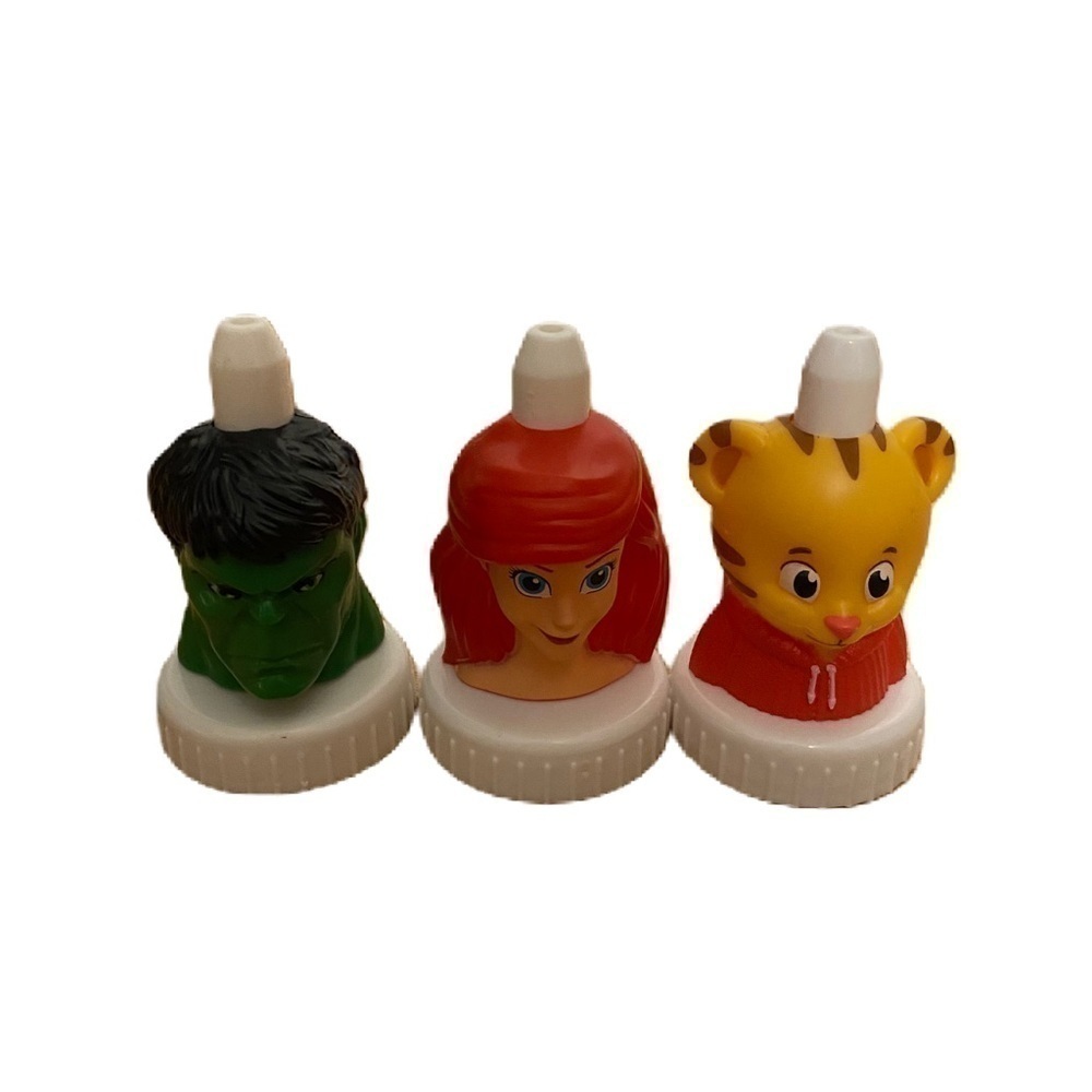 Daniel Tiger Hulk Ariel Little Mermaid Good 2 Grow Lid Bundle Lot